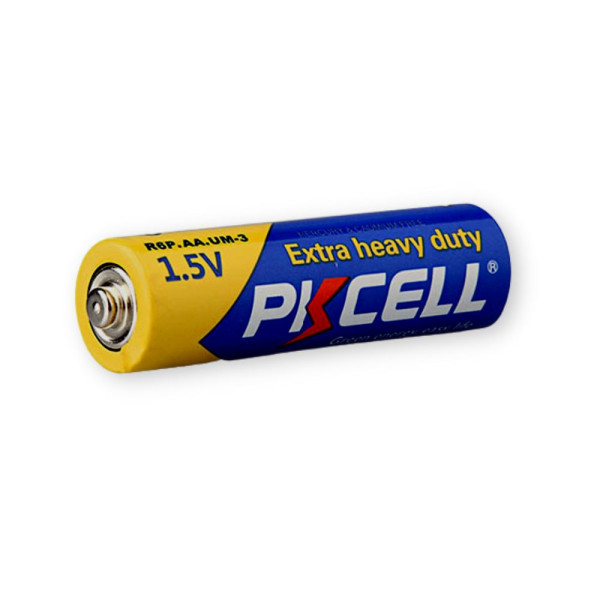 Комплект з 20 батарейок PKCELL Extra Heavy Duty AA R6P 1.5V по 2шт./блістер