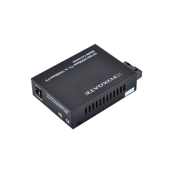 Медіаконвертер FoxGate EC-Q-1G-1SM-1310nm-20 км