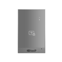 Зчитувач з контролером Bas-IP CR-02BD silver з технологією UKEY