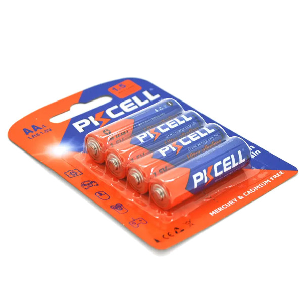 Батарейка PKCELL Ultra Alkaline AA LR6 1.5V, 4шт./блістер