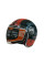 Мотошолом відкритий Beon B-108A ABS SUPER SPORT SHINY BLACK/ORANGE (глянець чорний/помаранчевий), розмір XXL
