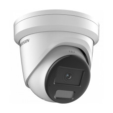 IP-відеокамера 2 Мп Hikvision DS-2CD2327G2-LU (C) (4 mm) ColorVu з вбудованим мікрофоном для системи відеонагляду