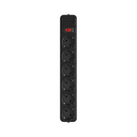 Мережевий фільтр GEMBIRD Power Cube SPG6-G-6B, кабель 1,8 м, 6 розеток