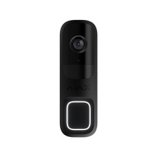 Відеодзвінок Ajax DoorBell black з вбудованим штучним інтелектом, ІЧ-сенсором та керуванням у застосунках