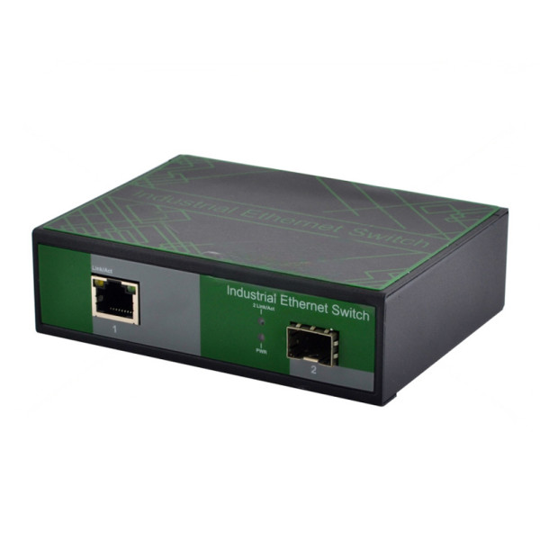 Медіаконвертор FoxGate ECi-SFP1000-FE/GE-POE індустріальний з POE