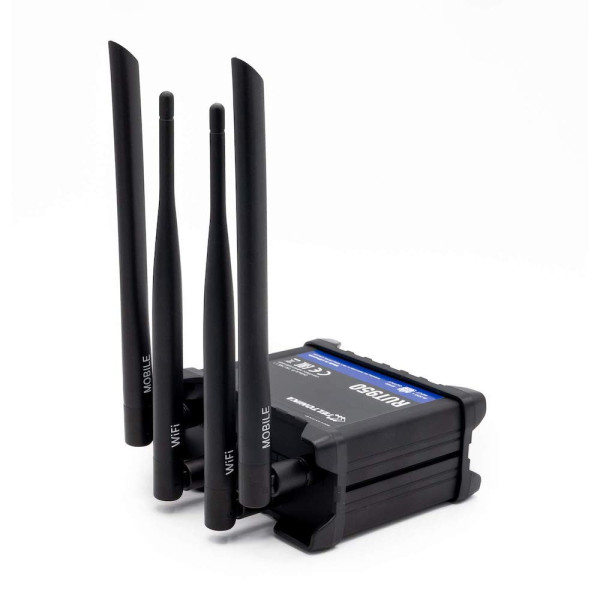 Бездротовий маршрутизатор Teltonika RUT950 N300, 1xFE WAN, 3xFE LAN, 2xSIM, 4G/LTE.Cat4 (RUT950U022C0)