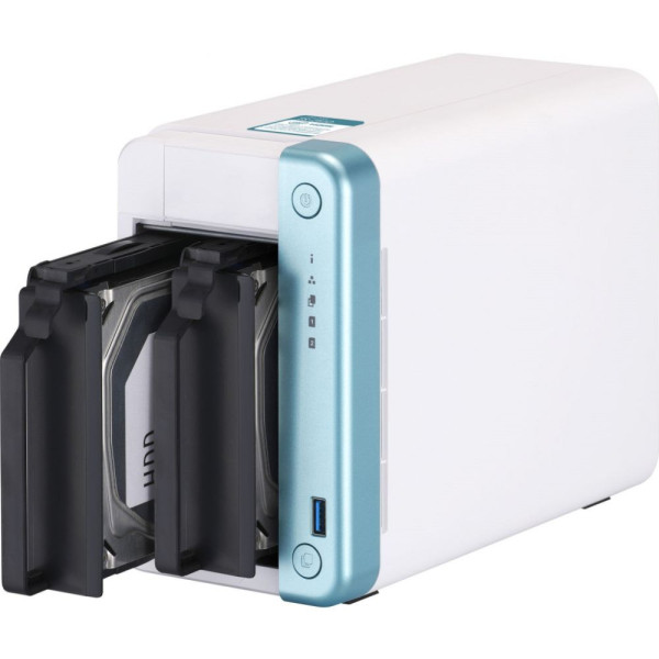 Система зберігання даних QNAP TS-251D-4G з 2 відсіками для дисків, 4GB RAM, настільне виконання