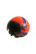 Мотошолом відкритий Beon B-110B CIRCLE SHINY ORANGE/WHITE/BLUE (глянець помаранчевий/білий/синій), розмір XL