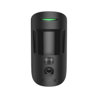 Бездротовий датчик руху Ajax MotionCam HDR (PhOD) Jeweller black з фотофіксацією за тривогою та за запитом