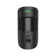 Бездротовий датчик руху Ajax MotionCam HDR (PhOD) Jeweller black з фотофіксацією за тривогою та за запитом