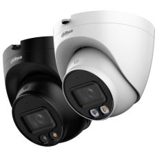 Відеокамера 4 МП WizSense з подвійною підсіткою та мікрофоном (чорна) Dahua DH-IPC-HDW2449T-S-IL-BE (2.8мм)
