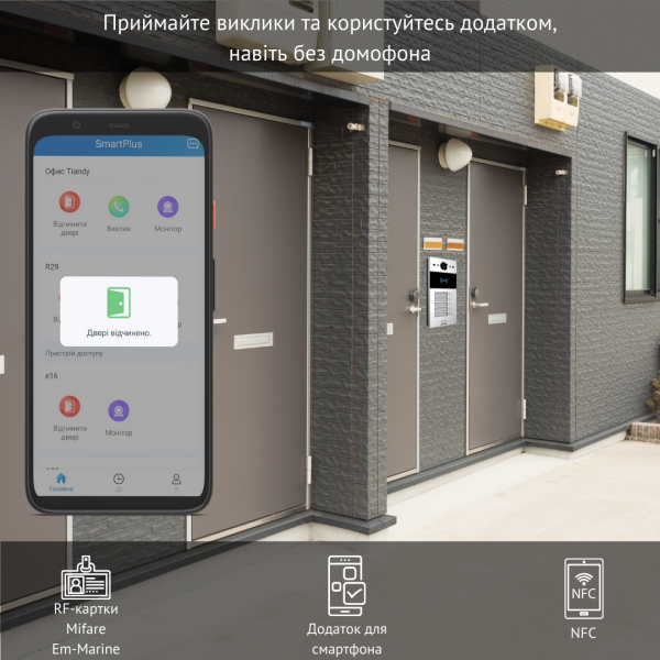 R20B - П'ятиабонентна панель виклику, Багатоабонентна