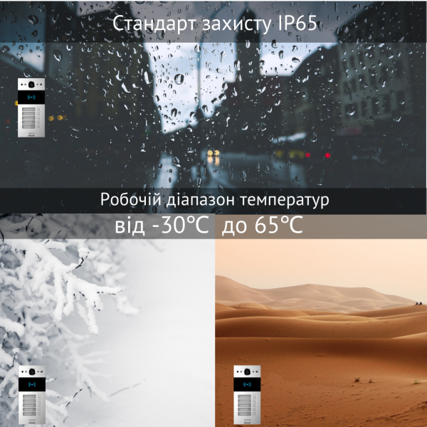 R20B - П'ятиабонентна панель виклику, Багатоабонентна