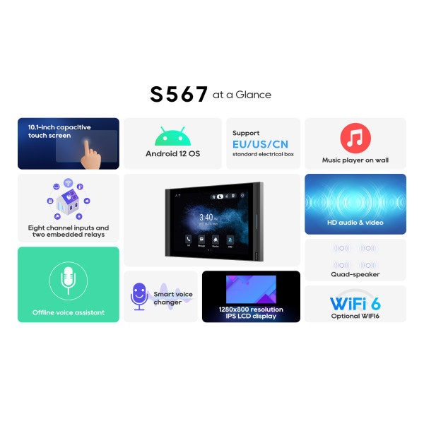 S567W - 10" SIP Android домофон