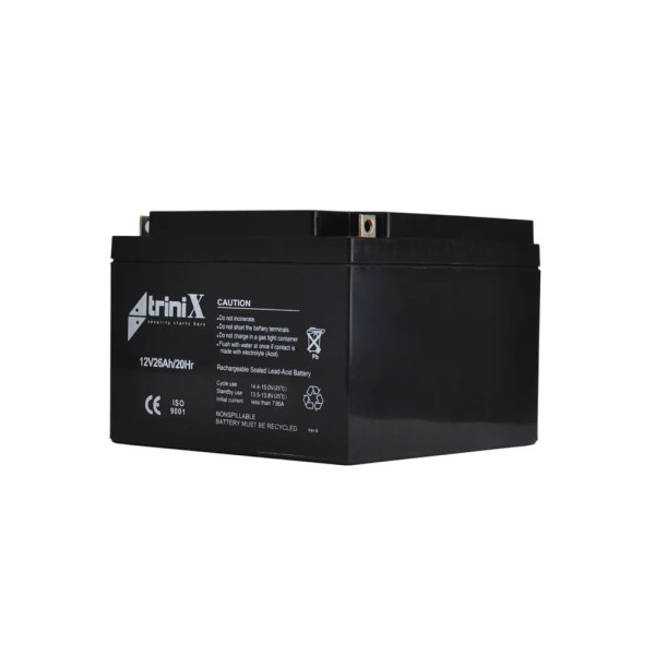 Акумуляторна батарея 12В 26Аг Trinix 12V26Ah/20Hr AGM свинцево-кислотна