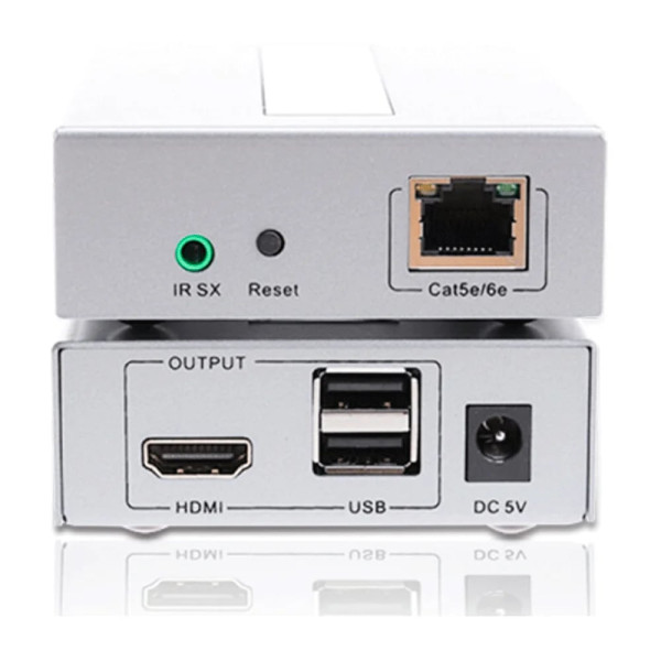 Подовжувач відеосигналу HDMI 50m Dtech DT-7054 USB 2.0 with IR