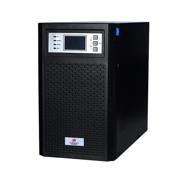 Джерело безперебійного живлення Kraft KRF-T2000VA/2KW(LCD)Ex Pro Online UPS під зовнішній акумулятор