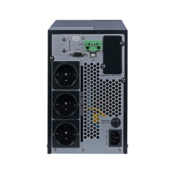 Джерело безперебійного живлення Kraft KRF-T2000VA/2KW(LCD)Ex Pro Online UPS під зовнішній акумулятор