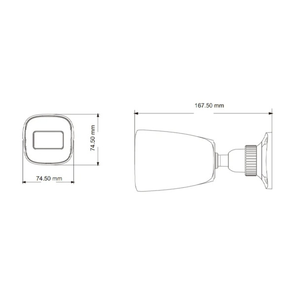 IP-відеокамера 2Mp TVT TD-9421S3BL (D/PE/AR1) f=2.8mm