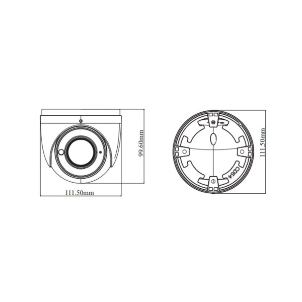 IP-відеокамера 4Mp TVT TD-9545S3 (D/AZ/PE/AR3) White f=2.8-12mm