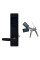 Замок електромеханічний автономний Trinix TRL-5102BT Black Right з Bluetooth і зчитувачем Mifare