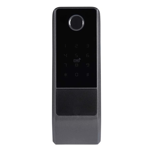 Замок біометричний автономний Trinix TRL-5201BTFW Black Left з Bluetooth, зчитувачем відбитків пальців і карт Mifare