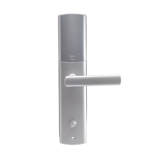 Замок біометричний автономний Trinix TRL-5111BTF Silver Left з Bluetooth, зчитувачем відбитків пальців і карт Mifare