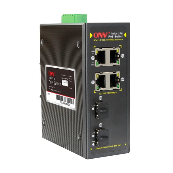 PoE-комутатор 6-портовий гігабітний ONV-IPS7064PF
