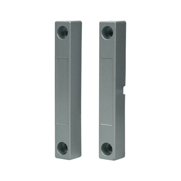 Датчик відчинення магнітоконтактний накладний Trinix СМК 1-1М Silver на металеві поверхні