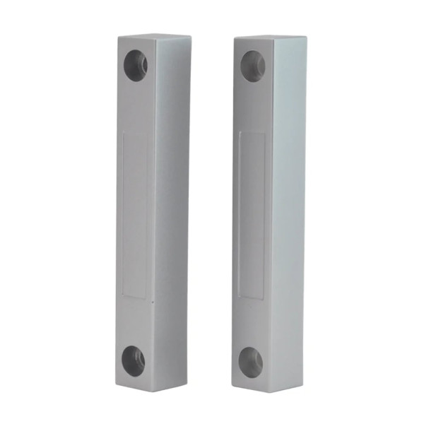 Датчик відчинення магнітоконтактний накладний Trinix СМК 1-1Р Silver на металеві поверхні