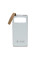 Повербанк 20000mAh Power Bank Kraft TPB-2320 White 22.5W QC3.0 LED-ліхтар