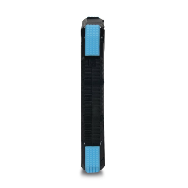 Повербанк з сонячною панеллю 20000mAh Power Bank Kraft TPB-1820SLP Blue бездротова зарядка 18W QC2.0 LED-ліхтар
