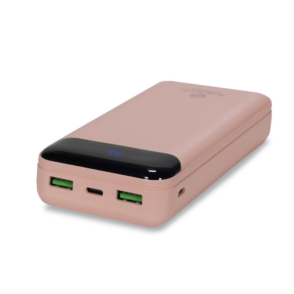 Повербанк 20000mAh Power Bank Kraft TPB-2020 Pink 22.5W QC3.0