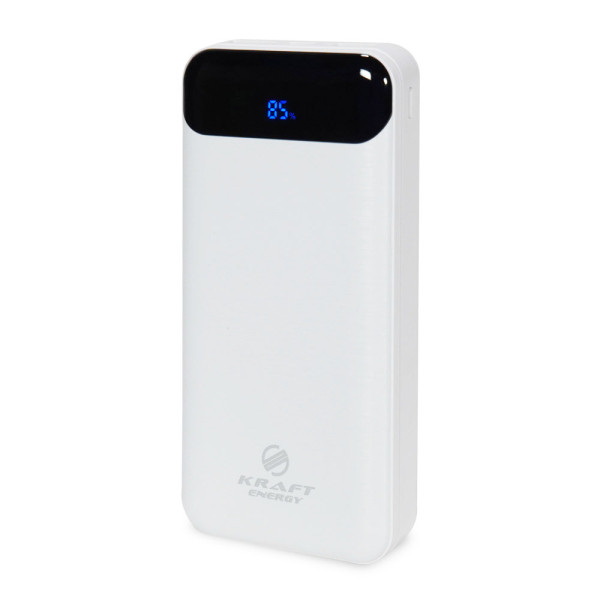 Повербанк 20000mAh Power Bank Kraft TPB-2020 White 22.5W QC3.0