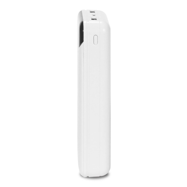 Повербанк 20000mAh Power Bank Kraft TPB-2020 White 22.5W QC3.0