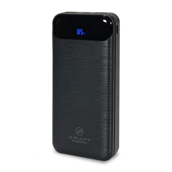 Повербанк 20000mAh Power Bank Kraft TPB-2020 Black 22.5W QC3.0