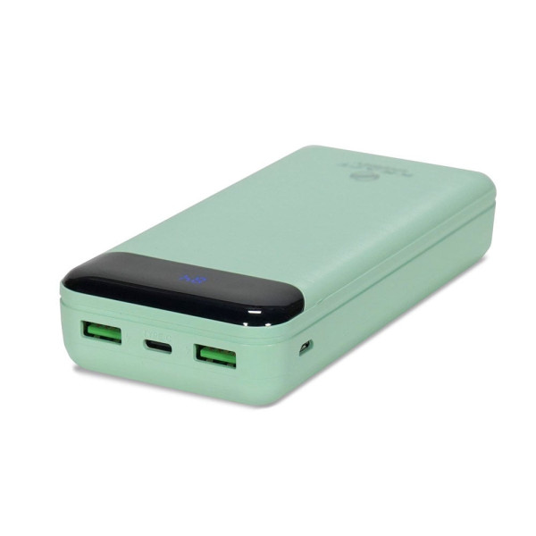 Повербанк 20000mAh Power Bank Kraft TPB-2020 Green 22.5W QC3.0