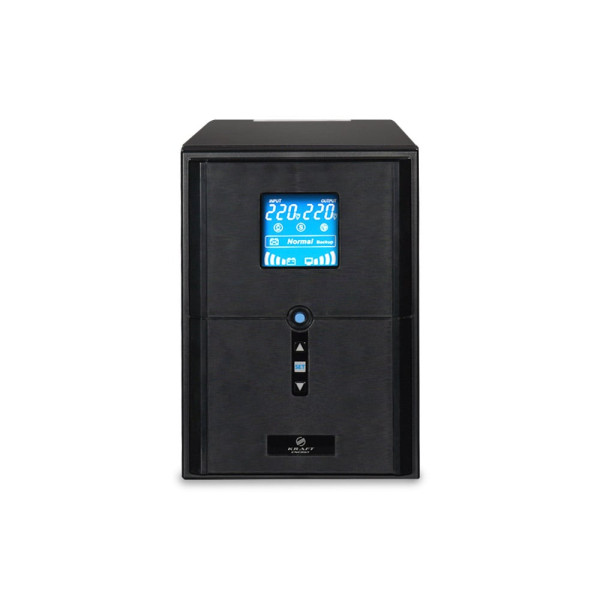 Джерело безперебійного живлення Kraft KRF-PSW2000VA/1600W(LCD)24V UPS під зовнішній акумулятор