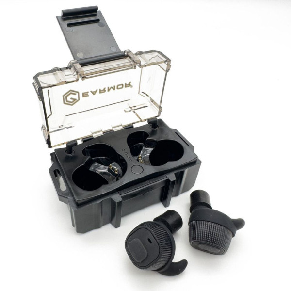 Активні захисні навушники (беруші) Earmor M20 Tactical Earbuds Foliage Green