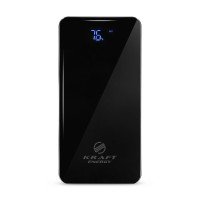 Повербанк 50000mAh Power Bank Kraft KPB-1650L Black 2 світлодіоди
