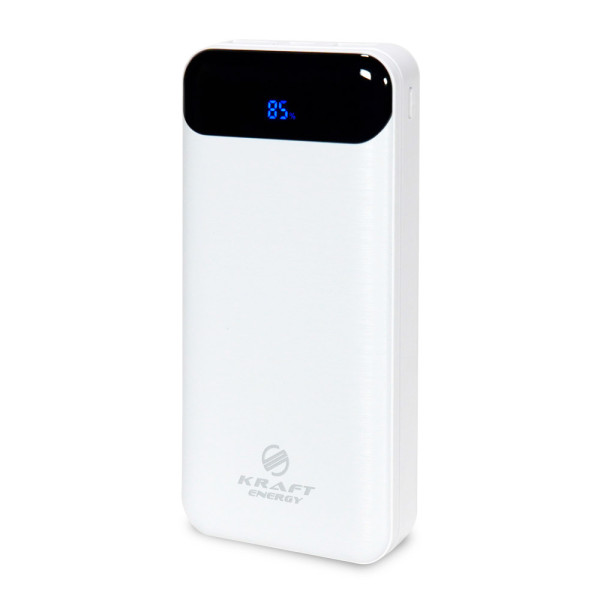 Повербанк 10000mAh Power Bank Kraft KPB-2010FC White 22.5W QC3.0