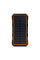 Повербанк з сонячною панеллю 20000mAh Power Bank Kraft KPB-U1830WFCS Orange бездротова зарядка LED-ліхтар