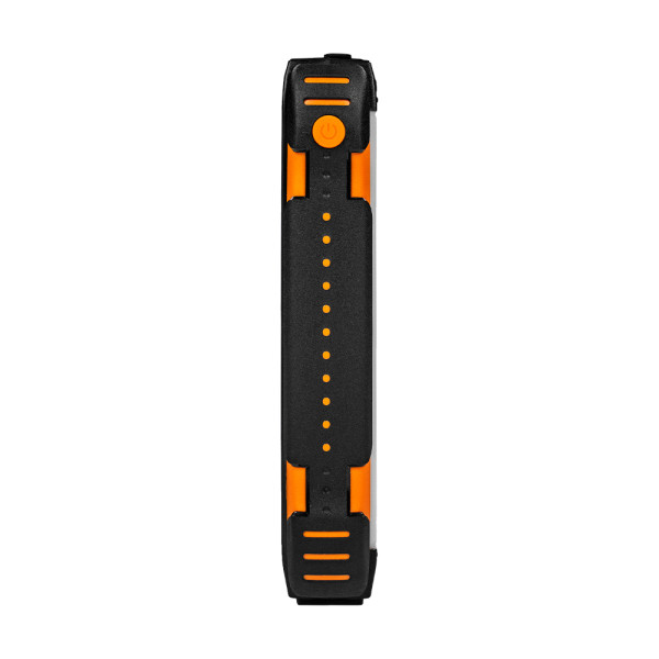 Повербанк з сонячною панеллю 30000mAh Power Bank Kraft KPB-U1830FCSL Orange 18W QC2.0 LED-ліхтар