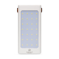 Повербанк 70000mAh Power Bank Kraft KPB-2470FCL White 22.5W QC3.0 LED-ліхтар