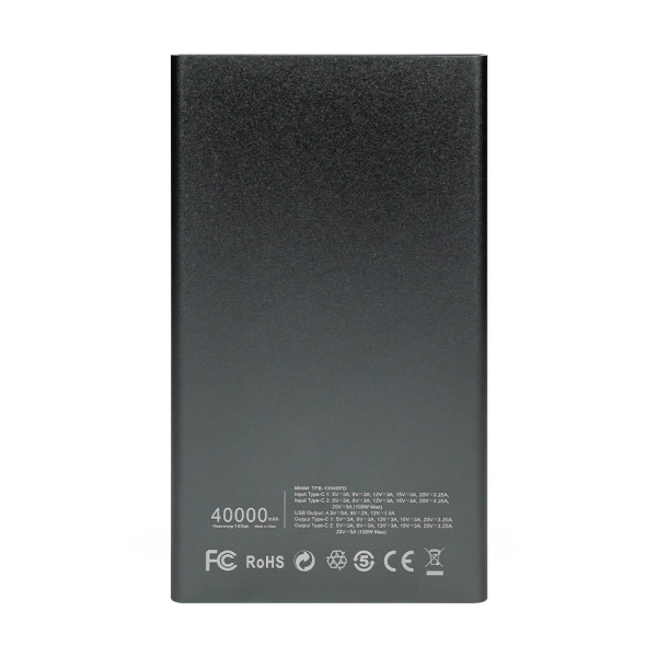 Повербанк 40000 mAh Power Bank Trinix TPB-10040PD Grey 100W