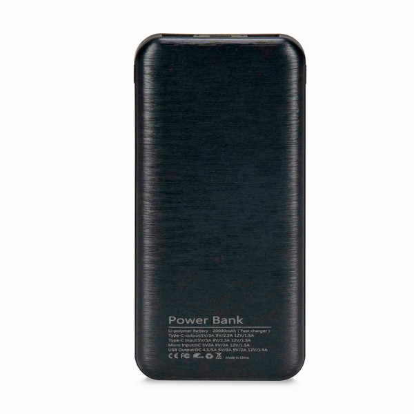 Повербанк 20000 mAh Power Bank Kraft KPB-2020FC Black 22.5W QC3.0