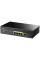 PoE-комутатор 6-портовий некерований Cudy GS1005PTS1 4 порти PoE+ SFP-порт гігабітний 120W