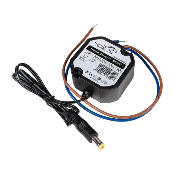 Блок живлення Mustang Energy PS-12015W 12V/1.5A вологозахищений IP67