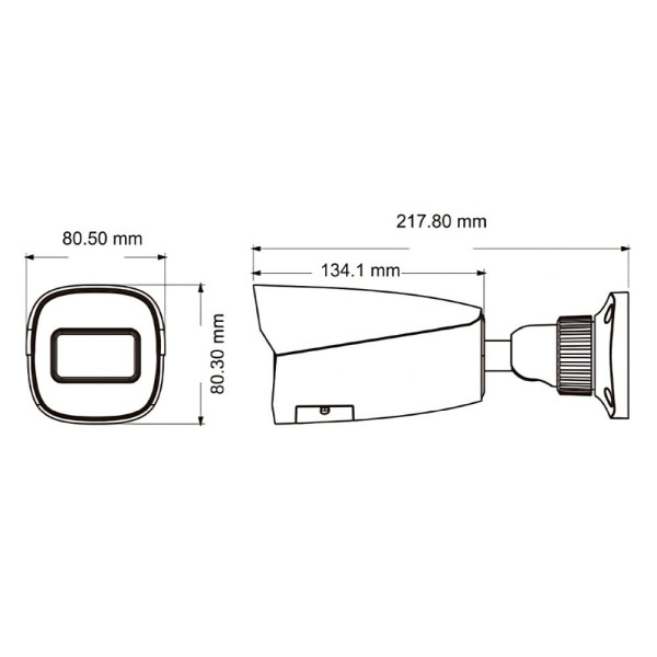 IP-відеокамера 5Mp TVT TD-9452E3B-A (D/AZ/PE/AR3) f=2.8-12mm з мікрофоном