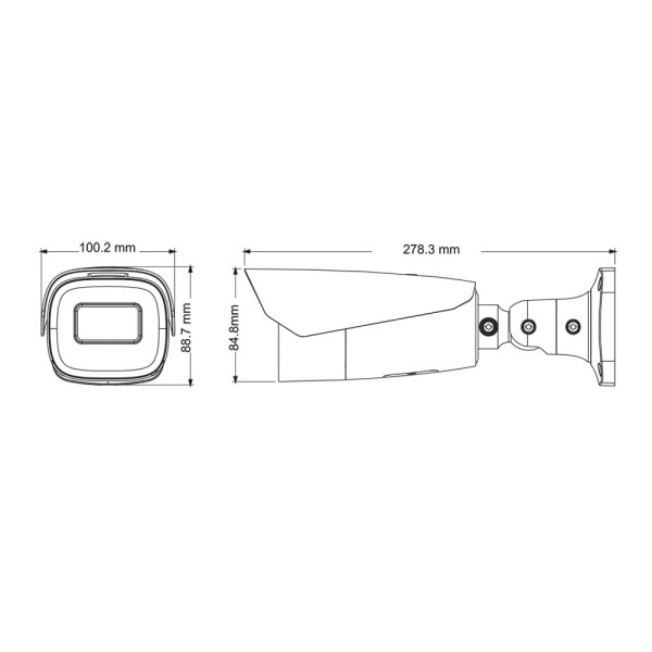 IP-відеокамера 5Mp TVT TD-9453E3B-A (D/AZ/PE/AR5) f=2.8-12mm з мікрофоном